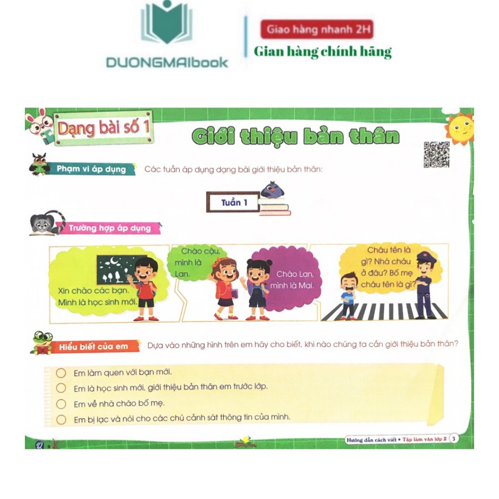 Sách - Hướng dẫn cách viết tập làm văn lớp 2 - theo chương trình Kết nối tri thức - Nguyễn Văn Quyền