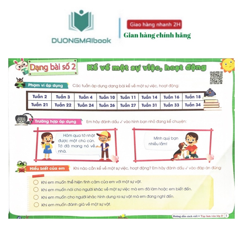 Sách - Hướng dẫn cách viết tập làm văn lớp 2 - theo chương trình Kết nối tri thức - Nguyễn Văn Quyền