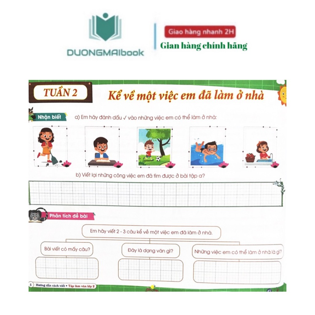 Sách - Hướng dẫn cách viết tập làm văn lớp 2 - theo chương trình Kết nối tri thức - Nguyễn Văn Quyền