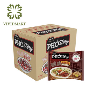 - masan - chinsu phở story gói 72g, phở bò truyền thống nước trong, phở thìn bờ hồ ăn liền