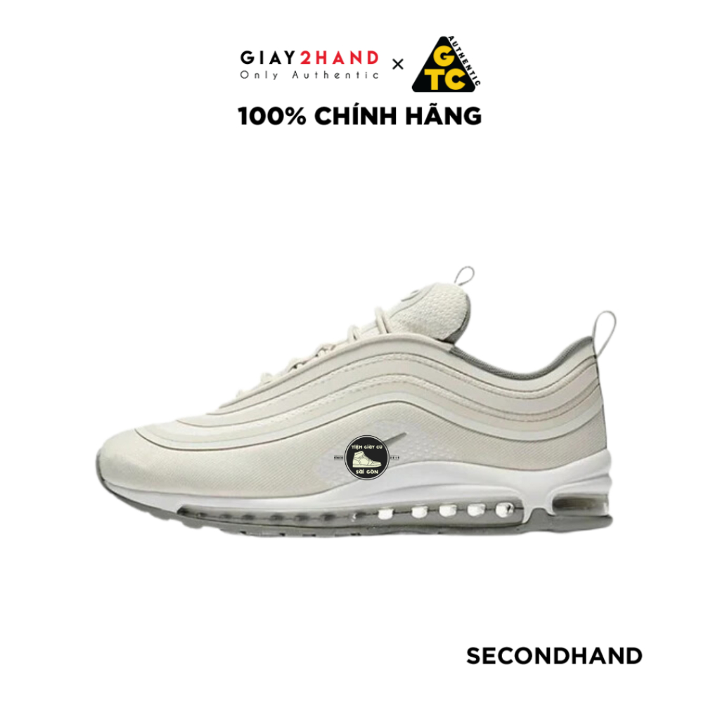 Giày Thể Thao  AIRMAX 97 ULTRA  17 918356-100 SECONDHAND CHÍNH HÃNG 100%