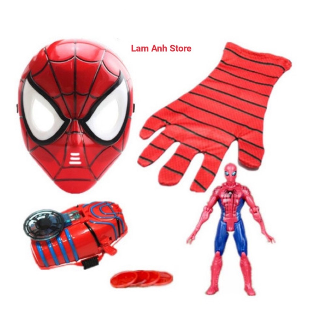 Combo đồ chơi Phụ Kiện Người nhện Lam Anh Store, Spiderman cho bé nhập vai