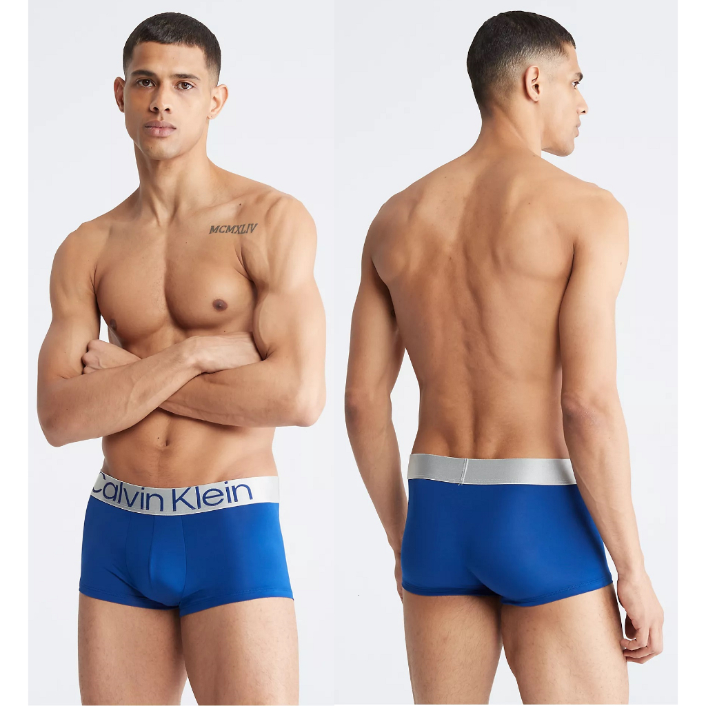 Chính hãng Mỹ -  S,M,L Quần lót nam CK Calvin Klein Reconsidered Steel Micro Low Rise Trunk boxer cạp to