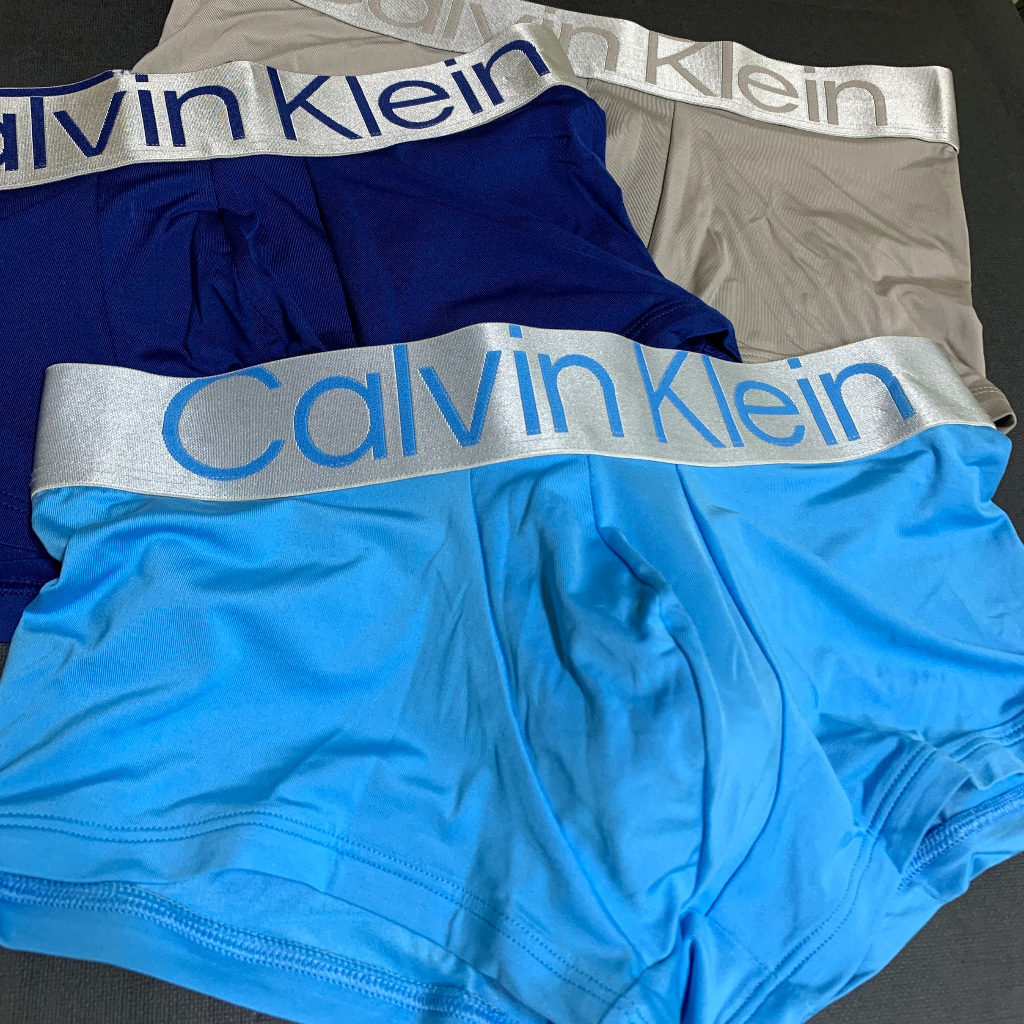 Chính hãng Mỹ -  S,M,L Quần lót nam CK Calvin Klein Reconsidered Steel Micro Low Rise Trunk boxer cạp to