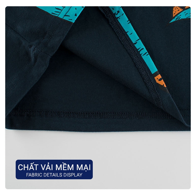 Áo bé trai dài tay EROKIDS áo phông dài tay cho bé in hình ngộ nghĩnh mẫu mới