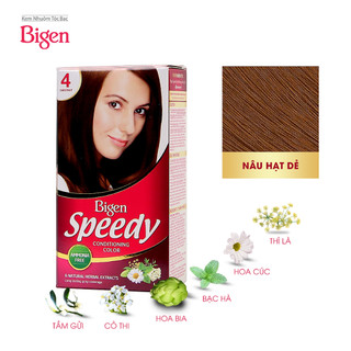 Thuốc nhuộm tóc Bigen Speedy số 4 (Màu nâu hạt dẻ)