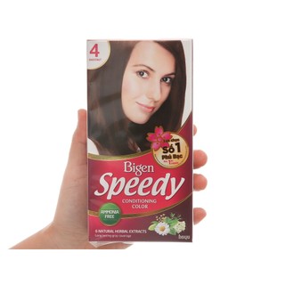 Thuốc nhuộm tóc Bigen Speedy số 4 (Màu nâu hạt dẻ)