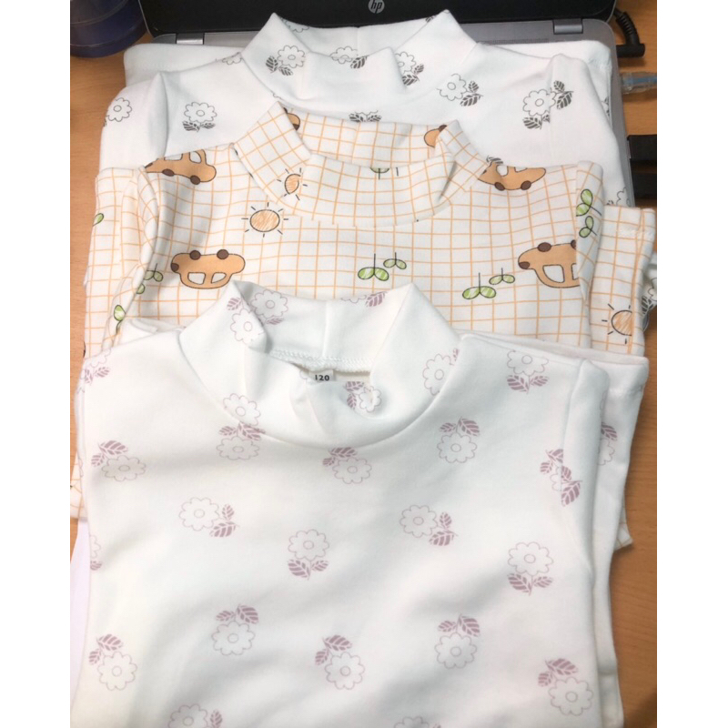 Áo giữ nhiệt cổ lọ bé gái xuất nhật vải mềm mịn sz 80-130