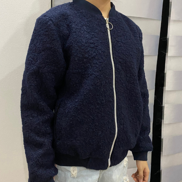 Áo khoác bomber lông cừu - Áo khoác mùa đông 01