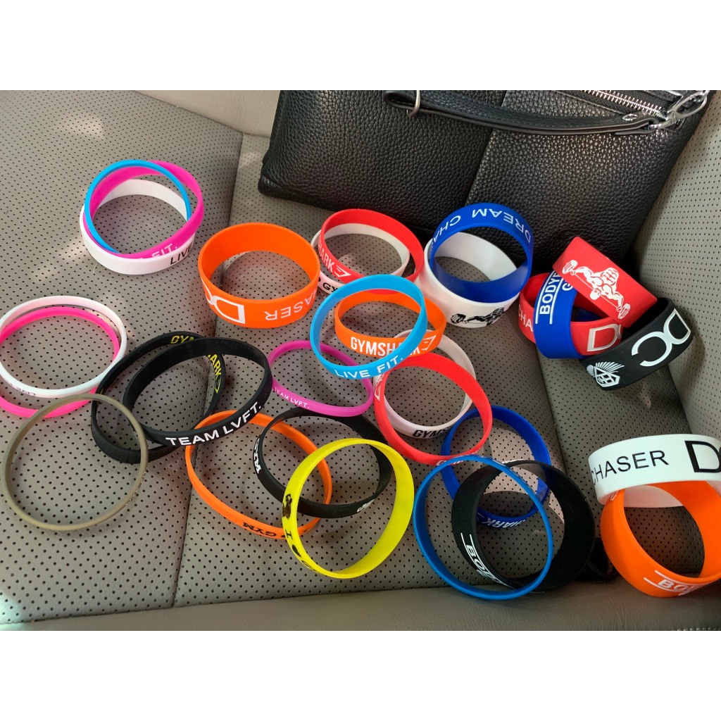 Vòng đeo tay gym cao su giá rẻ thời trang nổi bật