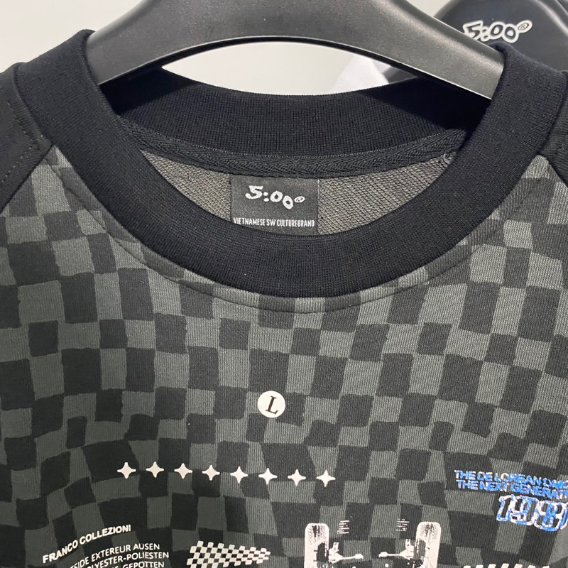 Áo Thun 5AM Caro Đen