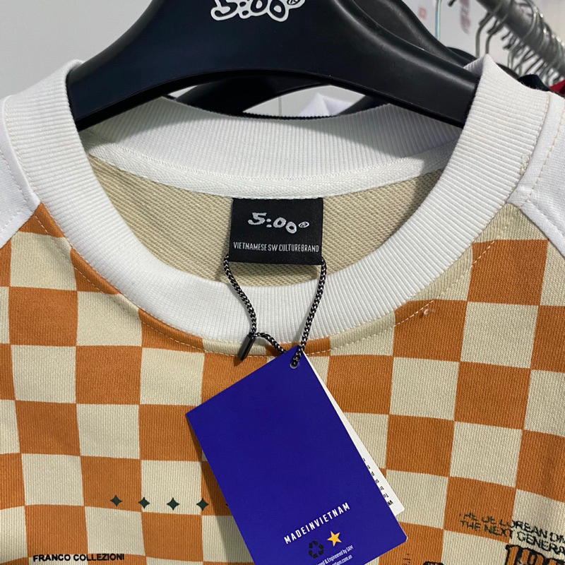 Áo Thun 5AM Caro Cam Size XL