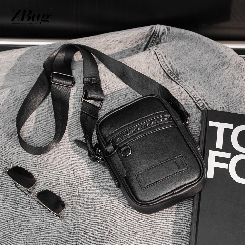 Túi đeo chéo nam nhỏ gọn dáng đứng thời trang , Túi chéo nam da PU cao cấp , Túi xách nam đeo chéo đẹp mã TD16