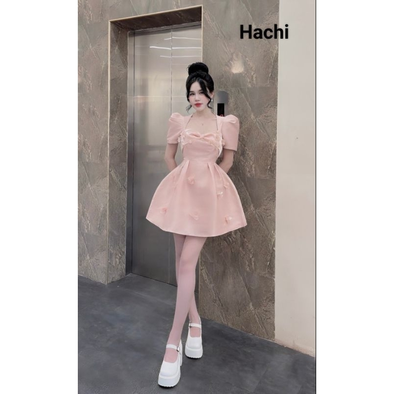 Váy Tafta phối tơ đính hoa 💯HÀNG THIẾT KẾ TẾT 2024 💖