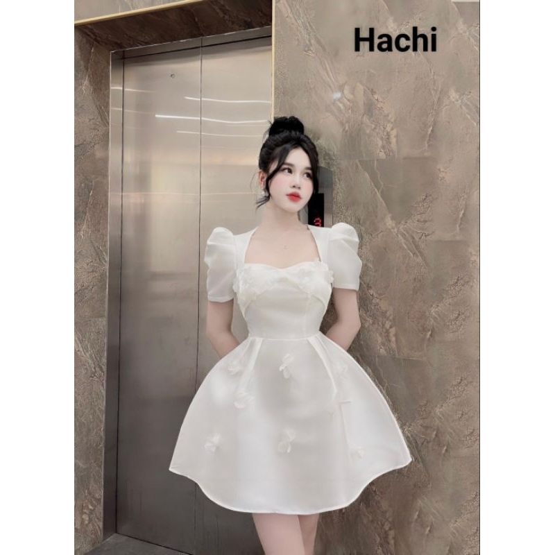 Váy Tafta phối tơ đính hoa 💯HÀNG THIẾT KẾ TẾT 2024 💖