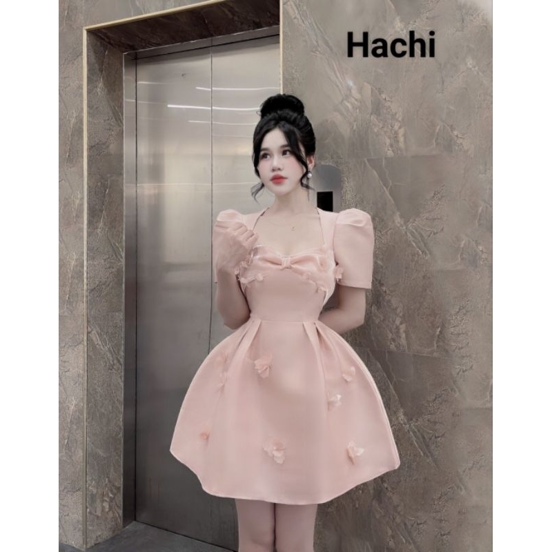 Váy Tafta phối tơ đính hoa 💯HÀNG THIẾT KẾ TẾT 2024 💖