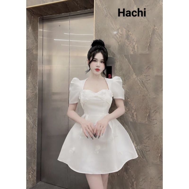 Váy Tafta phối tơ đính hoa 💯HÀNG THIẾT KẾ TẾT 2024 💖