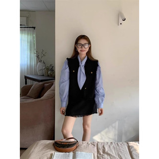 Set Ghile Đen ( Không Kèm Áo Sơmi Xanh )