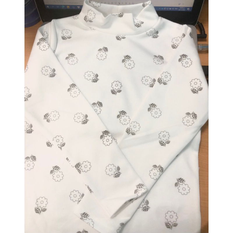 Áo giữ nhiệt cổ lọ bé gái xuất nhật vải mềm mịn sz 80-130