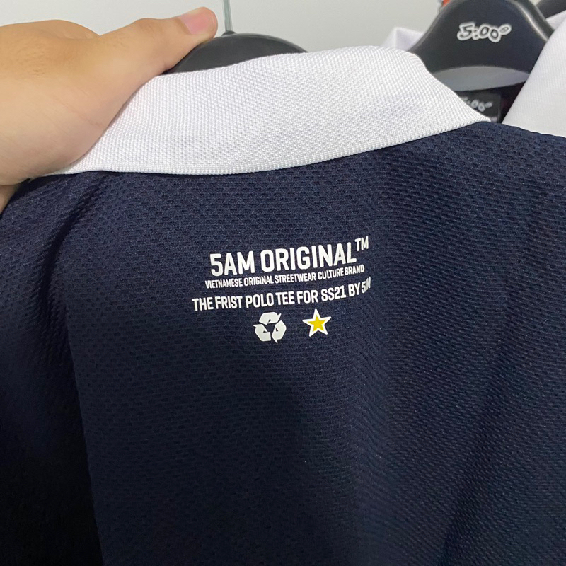 Áo Polo 5AM Nón Lá Size L