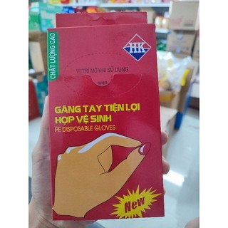 Hộp 100 chiếc găng tay nilong