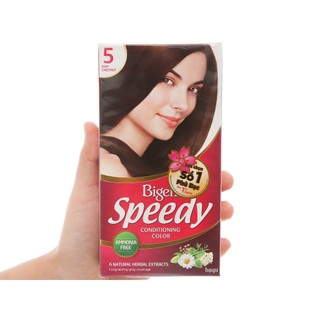 Thuốc nhuộm tóc Bigen Speedy số 5 (Màu nâu hạt dẻ đậm)