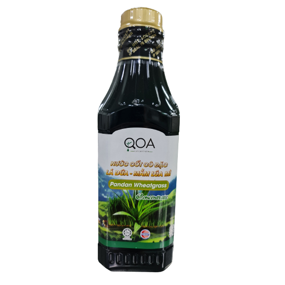 Nước Cốt Cô Đặc Lá Dứa - Mầm Lúa Mì QOA 1000g