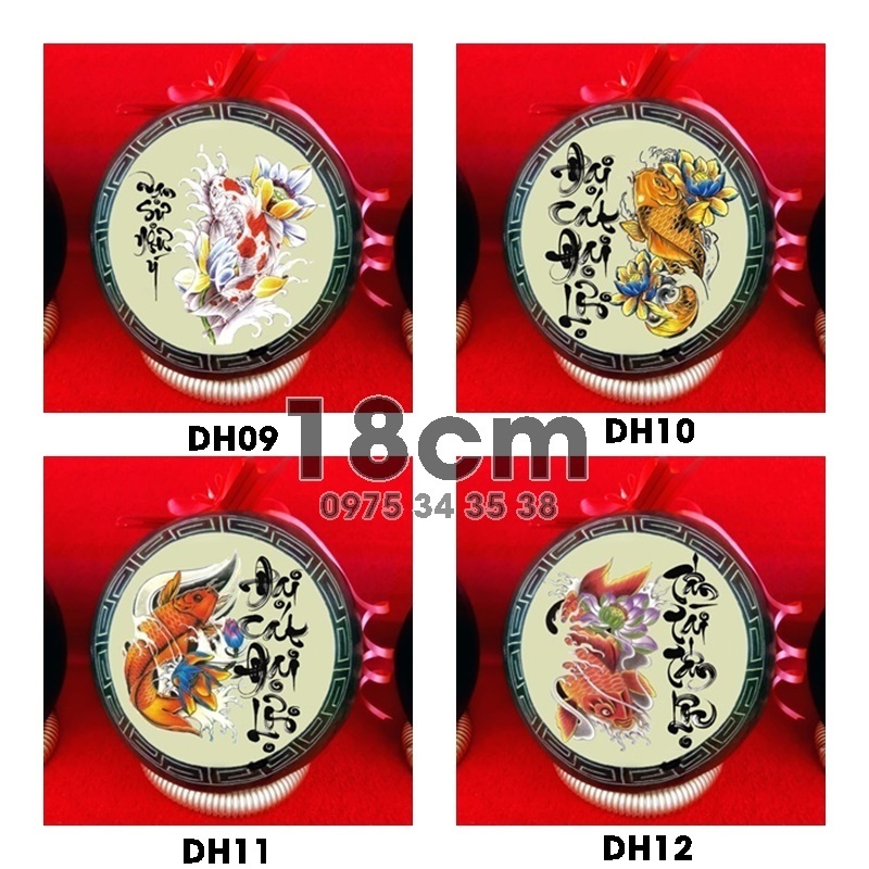 Mẫu dán dưa, dừa, bưởi trang trí tết