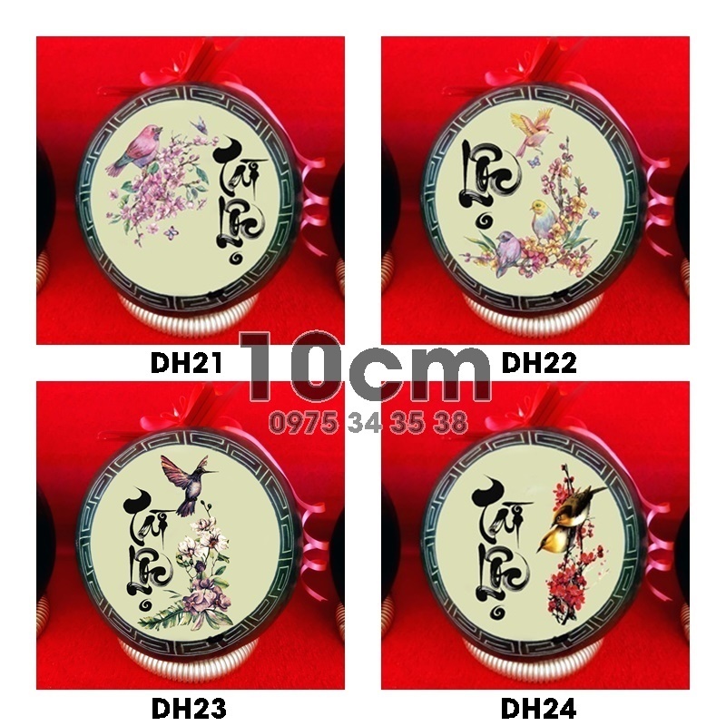 Mẫu dán dưa, dừa, bưởi trang trí tết