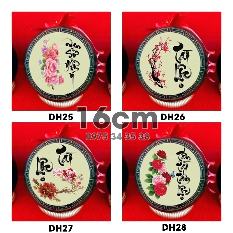 Mẫu dán dưa, dừa, bưởi trang trí tết