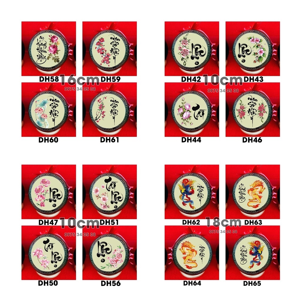 Mẫu dán dưa, dừa, bưởi trang trí tết