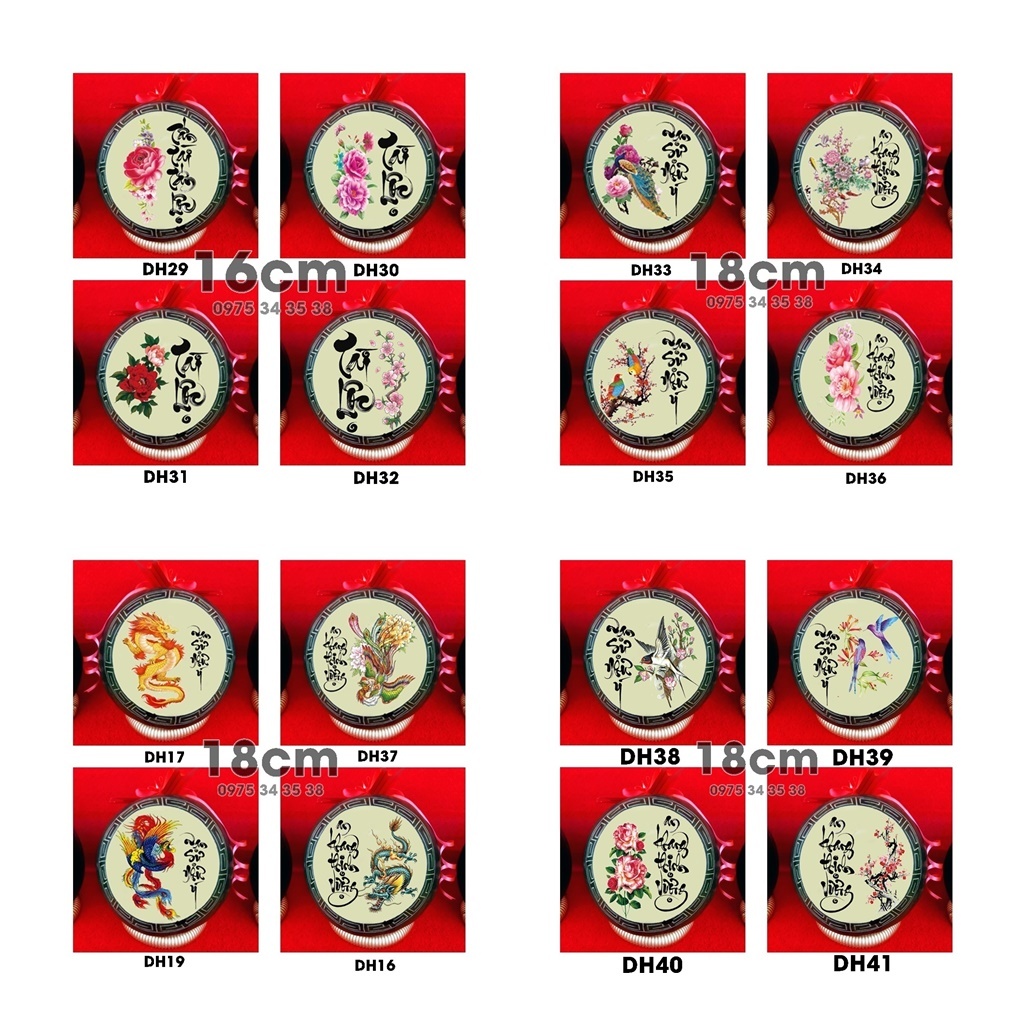 Mẫu dán dưa, dừa, bưởi trang trí tết