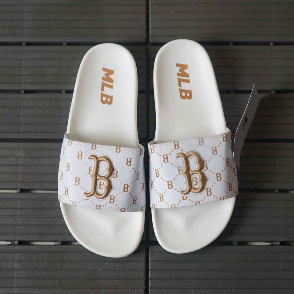 MLB - Dép quai ngang nam nữ - dép thêu NY LA cao cấp - dép đi mưa chống nước - dép nhẹ êm