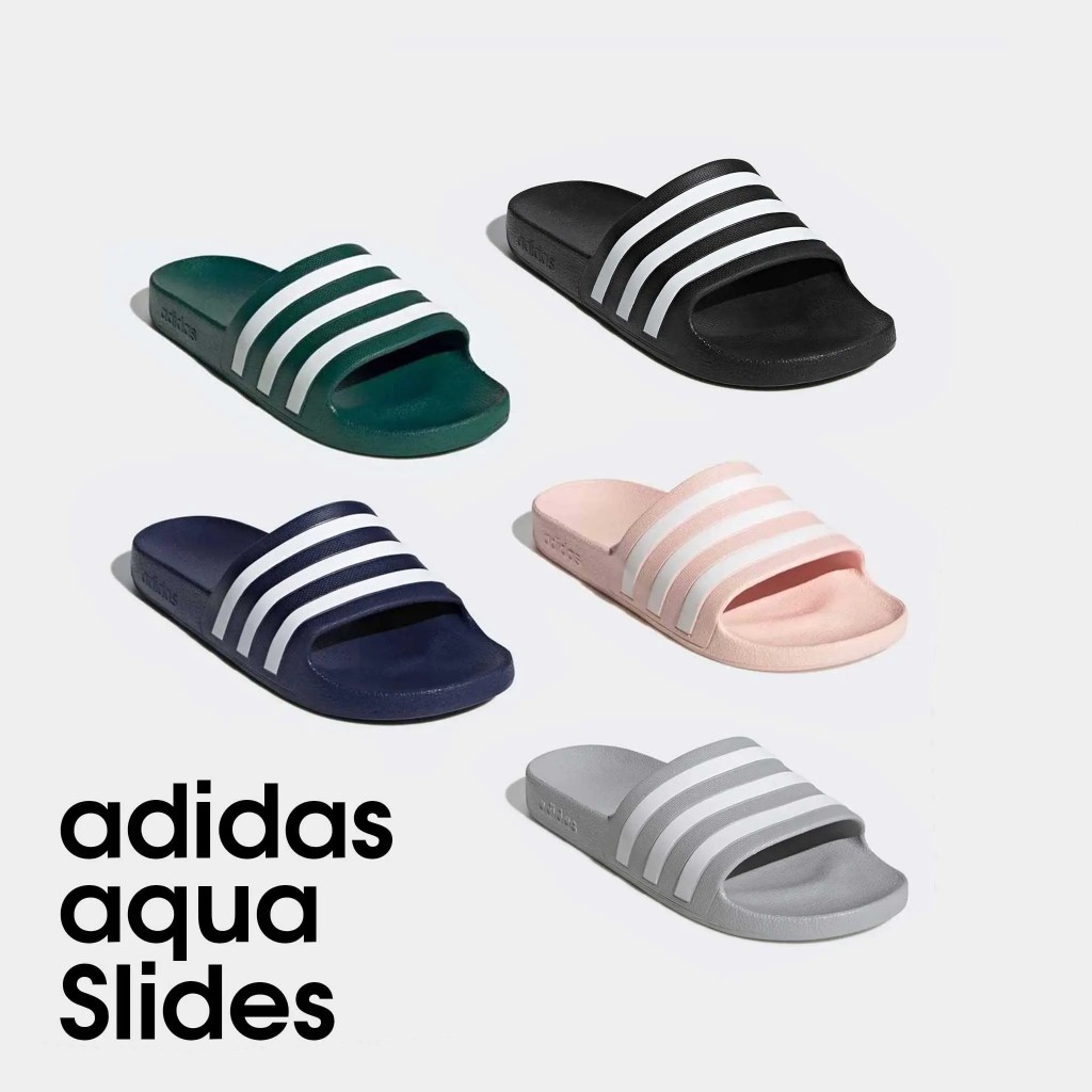 Dép đúc 3 sọc adidas adilete aqua - dép nam nữ - dép đi mưa chống trượt