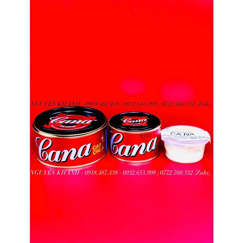 Kem Đánh Bóng Xóa Trầy Xước Sơn Ô tô - Xe Máy Cana Car Cream 50g-100g - 200g