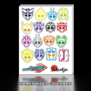 Sticker Decal trang trí dán Kamen Rider