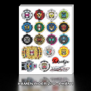 Sticker Decal trang trí dán Kamen Rider