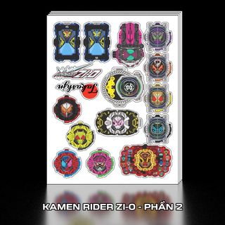 Sticker Decal trang trí dán Kamen Rider