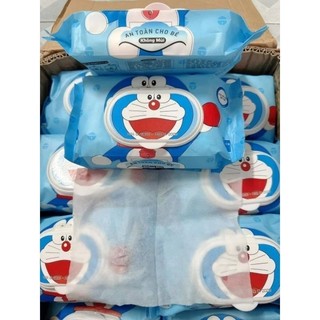 Giá sỉ 1 thùng khăn ướt doremon phú đạt 32 gói 120 tờ siêu dễ thương