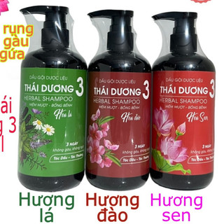 Dầu Gội Dược Liệu Thái Dương 3 Chai 500ML[CHÍNH HÃNG 100%]