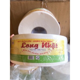 Giấy vệ sinh cuộn lớn 700gram 3 lớp long nhật
