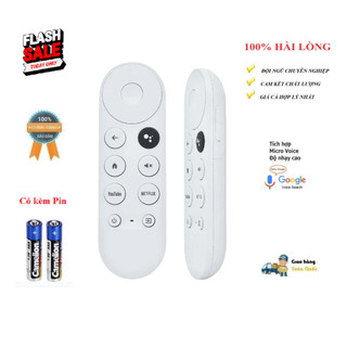 Remote điều khiển giọng nói voice google chromecast 4k snow g9n9n 2020 tv android box tv hàng chính hãng tặng kèm pin!