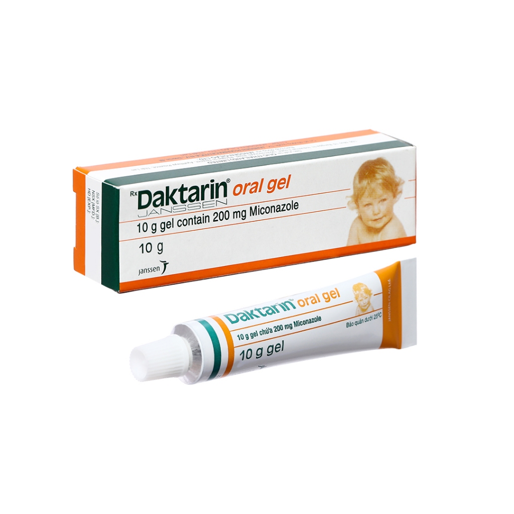 Daktarin Oral gel bôi nấm miệng tuýp 10g