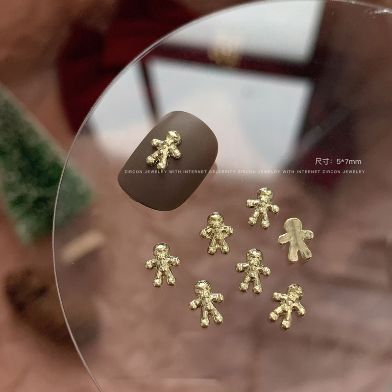 Charm gold gắn móng giáng sinh / noel