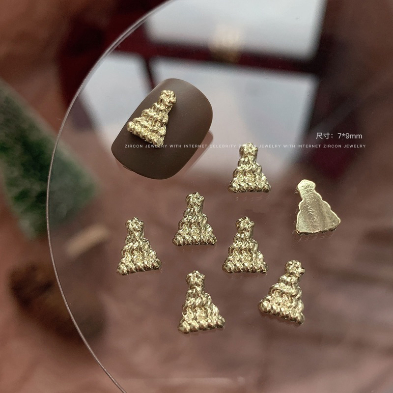 Charm gold gắn móng giáng sinh / noel