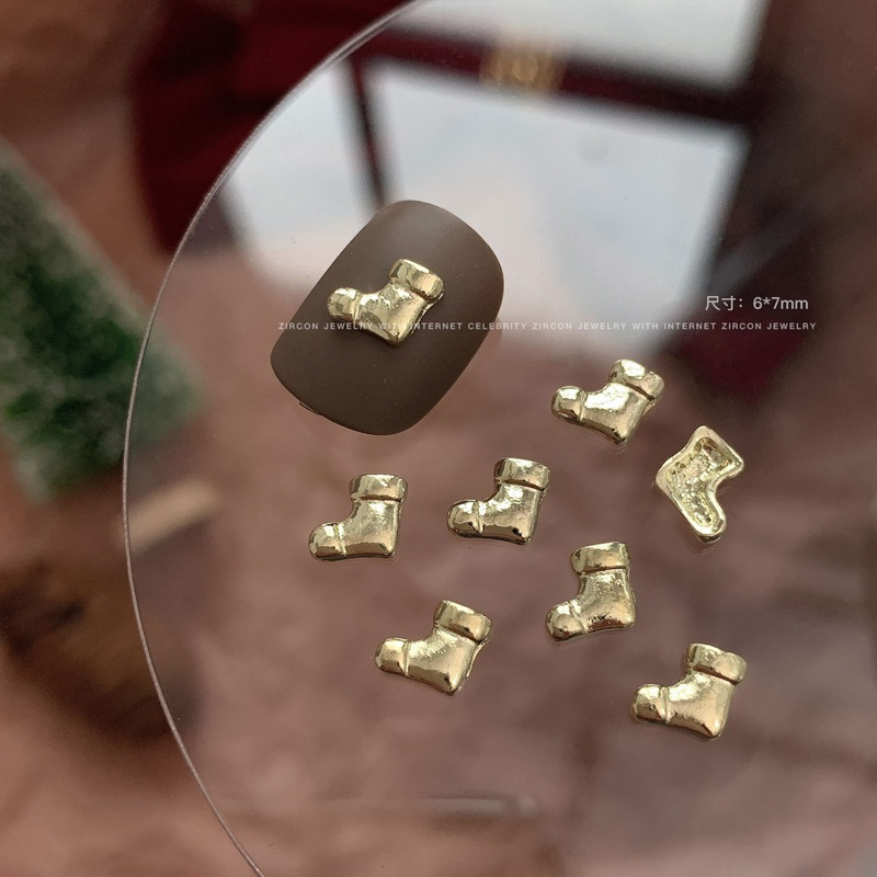 Charm gold gắn móng giáng sinh / noel