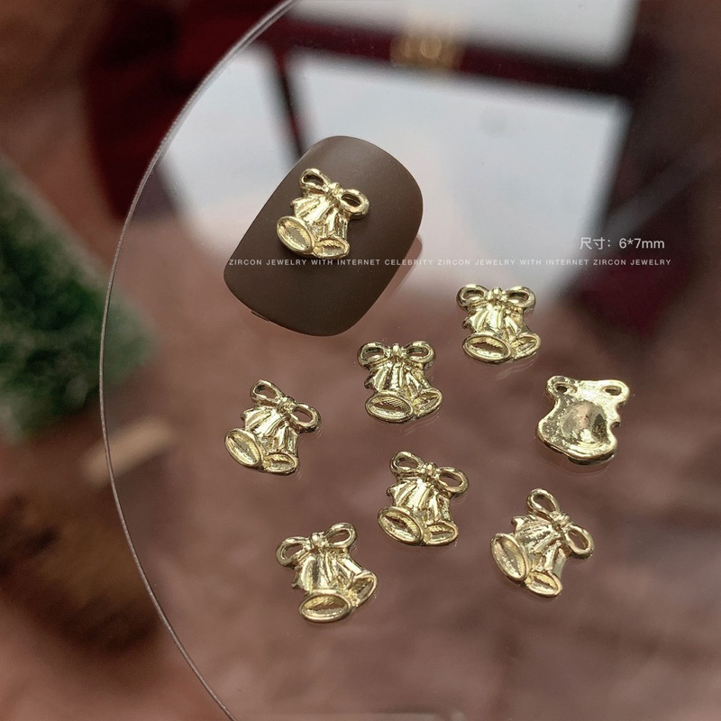 Charm gold gắn móng giáng sinh / noel