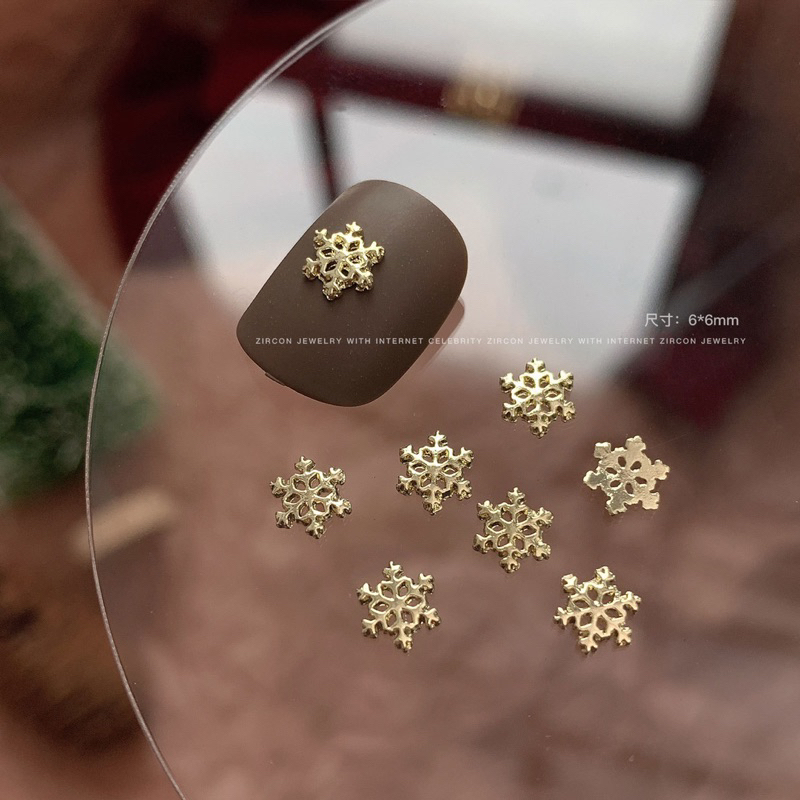 Charm gold gắn móng giáng sinh / noel