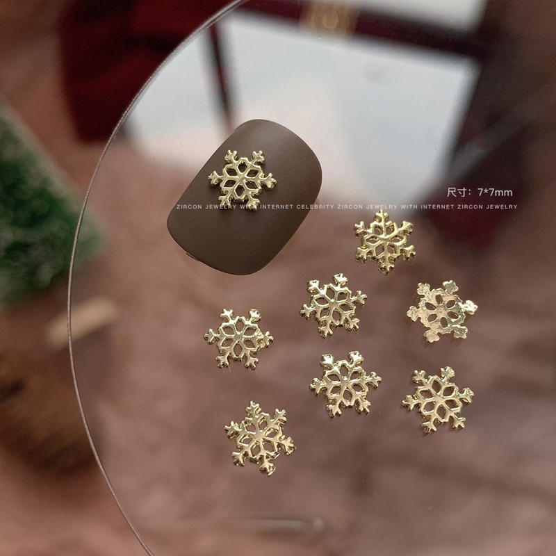 Charm gold gắn móng giáng sinh / noel