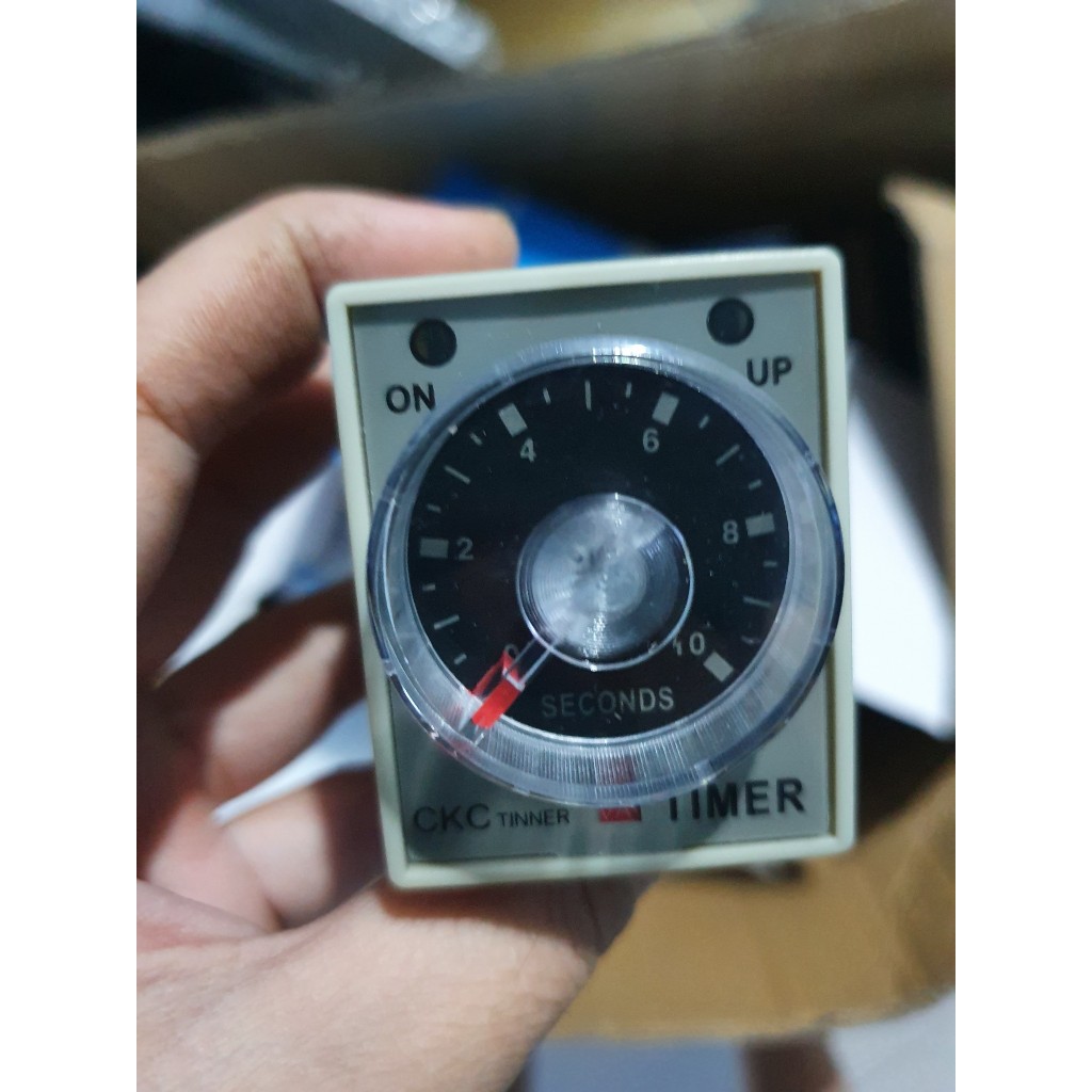 Rơle thời gian CKC TINER 10s, 30s, 60s, 10M, 30M, 60M AH3-3 220v
